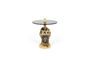 Miniatura Mesa auxiliar de resina beige Fother Mucker Lion Clipped