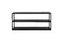 Miniatura Mesa auxiliar Estante Eszential Negro Clipped