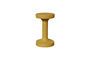 Miniatura Mesa auxiliar Forms de metal amarillo Clipped