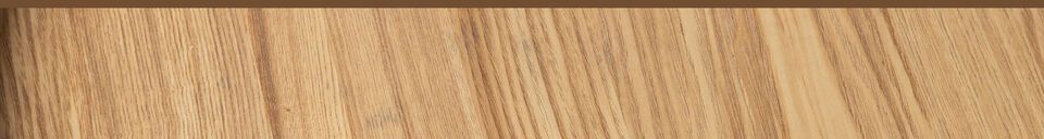 Descriptivo Materiales  Mesa auxiliar grande de madera beige Mesa