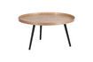Miniatura Mesa auxiliar grande de madera beige Mesa 1
