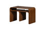 Miniatura Mesa auxiliar multifuncional madera marrón Frey Clipped
