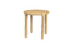 Miniatura Mesa auxiliar redonda 45 cm de madera natural Storm 1