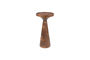 Miniatura Mesa auxiliar redonda de acacia marrón Floss Clipped