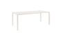 Miniatura Mesa de aluminio blanco Vondel Clipped
