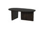 Miniatura Mesa de centro 110x60 cm madera de mango nogal Seam Clipped