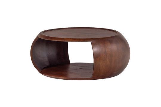 Mesa de centro 72x72 cm madera de mango marrón Cole