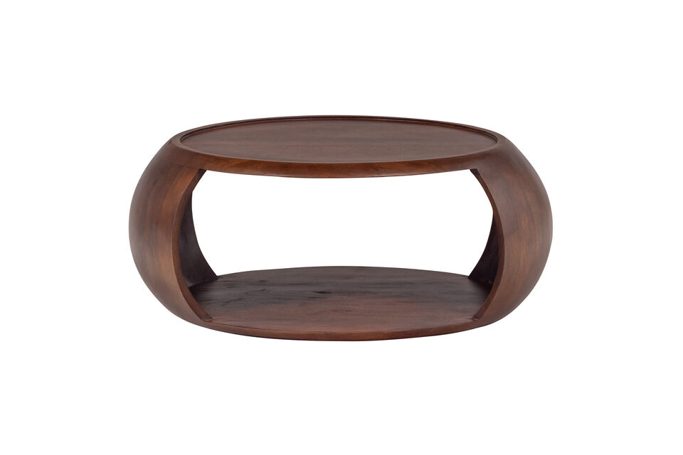 Diseño orgánico y único Fabricada en madera de mango Espacio de almacenamiento adicional Al 36