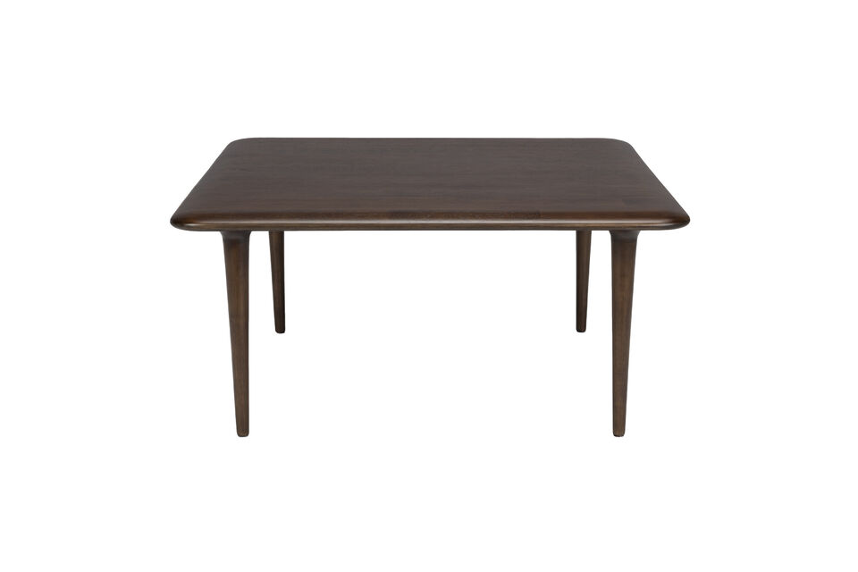 Mesa de centro cuadrada de madera marrón Elroy DutchBone