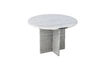 Miniatura Mesa de centro D61xH41 cm de mármol blanco Rosito 10