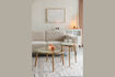 Miniatura Mesa de centro de cristal beige Haru 2