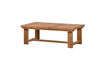 Miniatura Mesa de centro de jardín 122x68 madera de ayous Banco 1