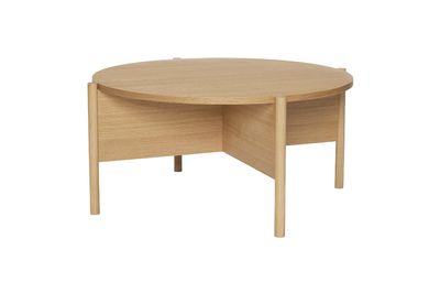 Mesa de centro de madera beige Heritage