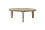 Miniatura Mesa de centro de madera clara Bali Clipped