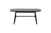 Miniatura Mesa de centro de madera de mango y metal negro Elegance 5