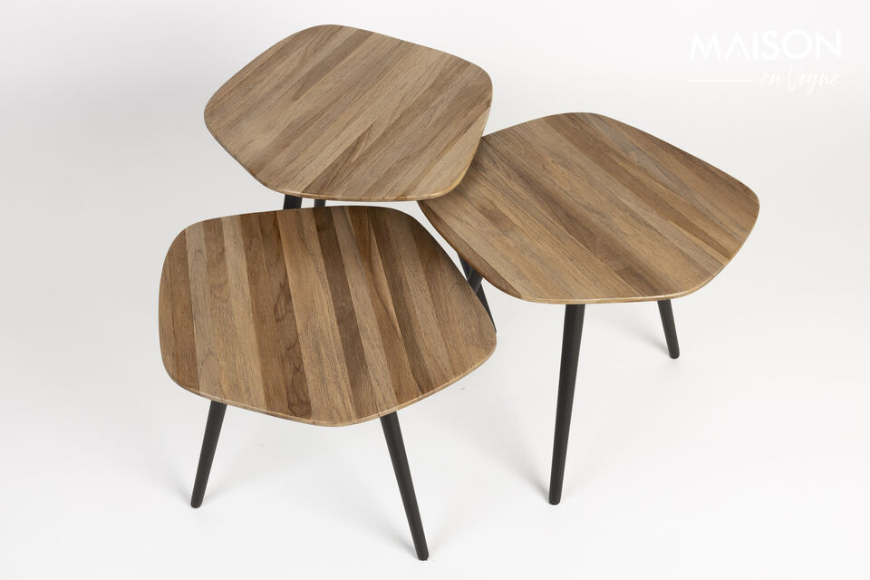 El conjunto de mesitas Cuties Coffee Table Set es un precioso complemento para tu hogar