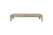 Miniatura Mesa de centro Livorno de madera beige y travertino 4