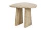 Miniatura Mesa de centro pequeña de madera clara Montreal Clipped