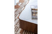 Miniatura Mesa de centro rectangular de madera de nogal Almira 2