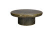 Miniatura Mesa de centro redonda de madera de mango verde Mush 80 1