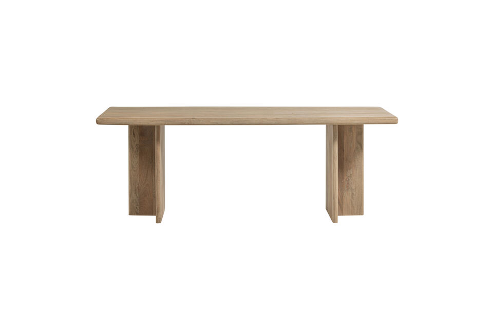 Esquinas redondeadas Madera de mango con vetas naturales Tablero espacioso Parte de la serie Ato