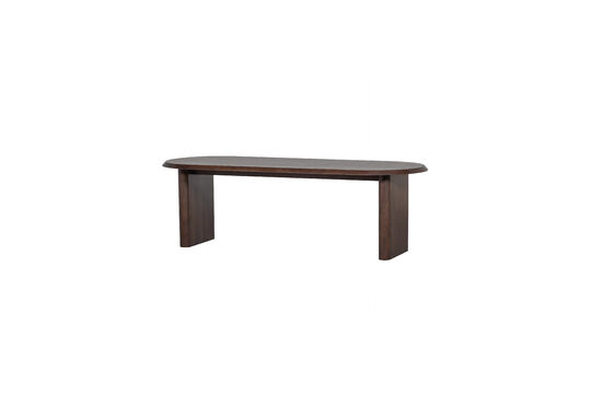 Mesa de comedor 90x240 cm madera de mango nogal ELLIPS Clipped