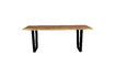 Miniatura Mesa de comedor de madera beige 180cm Aka 1