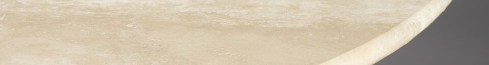 Descriptivo Materiales  Mesa de comedor de madera beige Arda