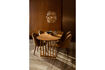 Miniatura Mesa de comedor de madera beige Barlet 11