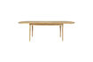 Miniatura Mesa de comedor de madera beige Twist 14