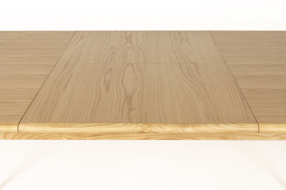 Mesa de comedor de madera beige Twist - 22