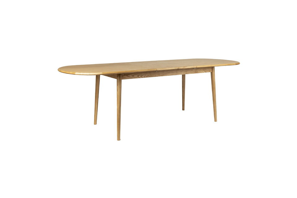 Mesa de comedor de madera beige Twist - 10