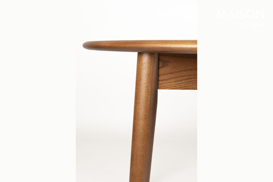 Mesa de comedor de madera marrón Twist - 9