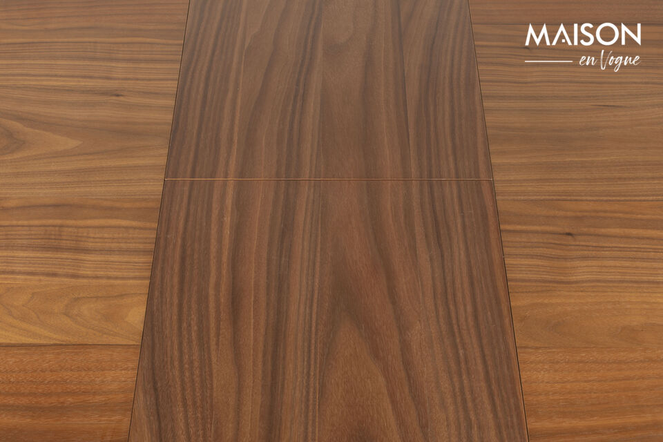Mesa de comedor de madera marrón Twist - 14
