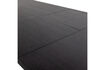 Miniatura Mesa de comedor extensible 180-220x90 cm MDF negro Arros 6