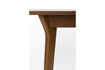 Miniatura Mesa de comedor extensible de nogal Ellen 5