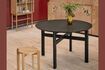 Miniatura Mesa de comedor grande Fjord de madera de fresno negro 2