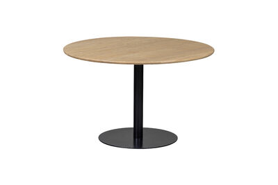 Mesa de comedor Ø120 cm roble transparente Tablo