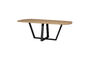 Miniatura Mesa de comedor orgánica 220x100 cm roble transparente Tablo Clipped