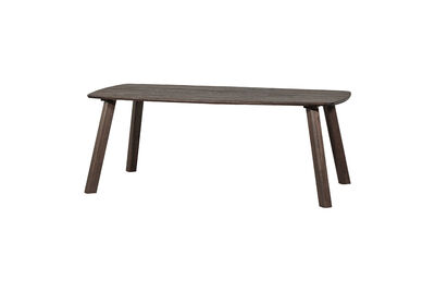 Mesa de comedor ovalada danesa 180x100 cm roble Mystic Brown Tablo