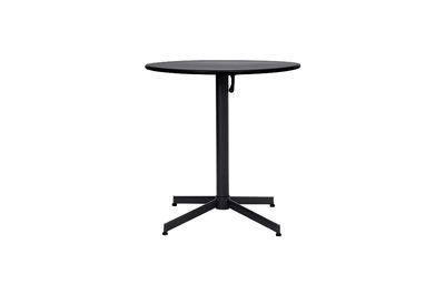 Mesa de comedor redonda de hierro negro Helo