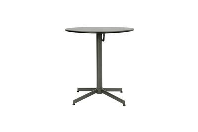 Mesa de comedor redonda de hierro verde Helo