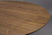 Miniatura Mesa de comedor redonda de madera marrón Barlet 2