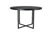 Miniatura Mesa de comedor redonda de madera negra 120 Class 1