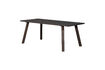 Miniatura Mesa de comedor redondeada 200x90 cm roble Mystic Brown Tablo 4
