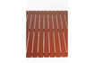 Miniatura Mesa de jardín 214x97 cm de aluminio rojo Vondel 6