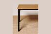 Miniatura Mesa de jardín contemporánea de teca beige 4