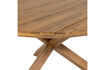Miniatura Mesa de jardín Ø135 cm madera de acacia natural Kiro 4