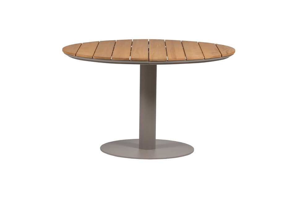 Form ronde Combinaison de mat&eacute;riaux luxueuse Plateau de table g&eacute;n&eacute;reux  La