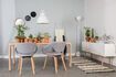 Miniatura Mesa de madera beige 180X90 Storm 1